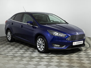 2016 Ford Focus III Рестайлинг, синий, 1059700 рублей, вид 4