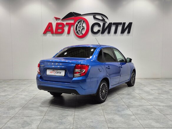 2019 Lada (ВАЗ) Granta I Рестайлинг, синий, 650000 рублей - вид 7