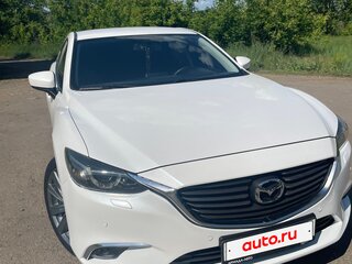 2017 Mazda 6 III (GJ) Рестайлинг, белый, 1200000 рублей, вид 3