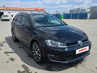 2016 Volkswagen Golf VII, чёрный, 1385000 рублей, вид 3