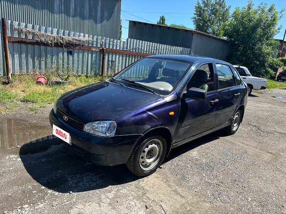 2007 Lada (ВАЗ) Kalina I, синий, 240000 рублей - вид 6