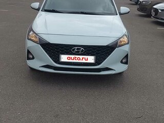 2020 Hyundai Solaris II Рестайлинг, белый, 1189000 рублей, вид 2