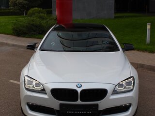 2012 BMW 6 серии Gran Coupe 650i xDrive III (F06/F13/F12), белый, 3700000 рублей, вид 1