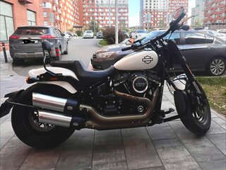 2018 Harley-Davidson Fat Bob, белый, 1600000 рублей, вид 2