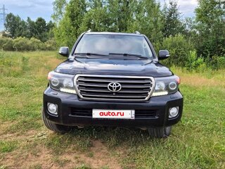 2014 Toyota Land Cruiser 200 Series Рестайлинг 1, чёрный, 3700000 рублей, вид 2