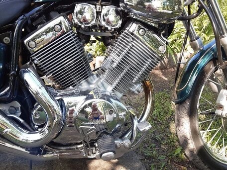 2003 Yamaha XV535 Virago, зелёный, 350000 рублей, вид 3