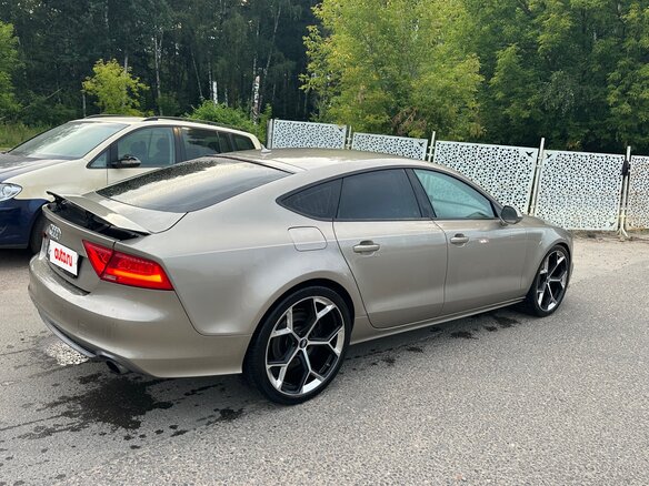 2013 Audi A7 S-tronic I (4G), бежевый, 2350000 рублей - вид 13