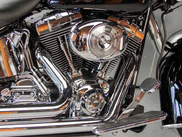 2006 Harley-Davidson Softail Deluxe, серебристый, 873952 рублей - вид 13