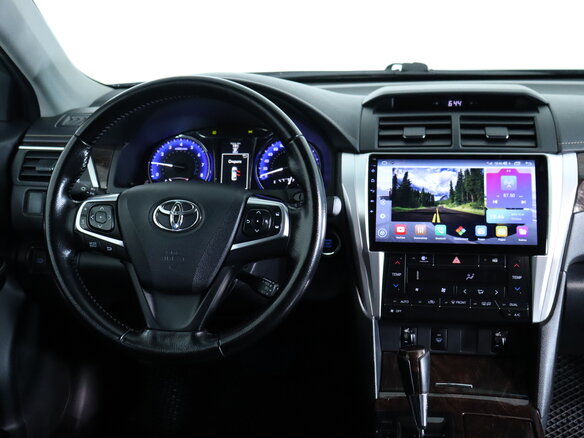2015 Toyota Camry VII (XV50) Рестайлинг, серый, 1890000 рублей - вид 12