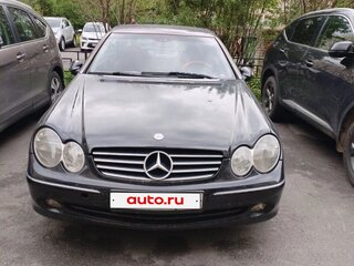 2003 Mercedes-Benz CLK-Класс 270 II (W209), чёрный, 1350000 рублей, вид 1