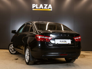 2015 Lada (ВАЗ) Vesta I, чёрный, 700000 рублей, вид 3