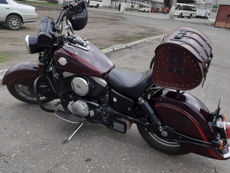 1999 Kawasaki VN1500 Vulcan, пурпурный, 380000 рублей, вид 3