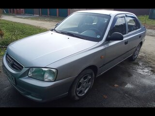 2007 Hyundai Accent ТагАЗ II, серебристый, 250000 рублей, вид 1