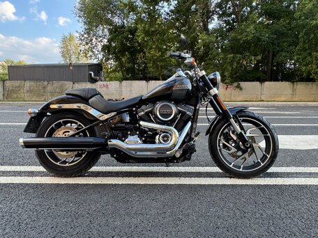 2022 Harley-Davidson Sport Glide, чёрный, 1690000 рублей, вид 4