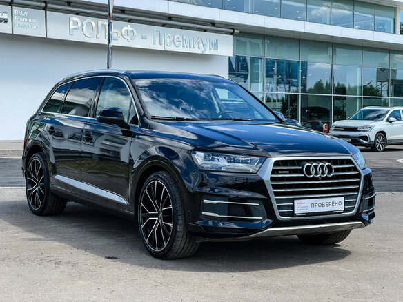 2016 Audi Q7 II (4M), чёрный - вид 2