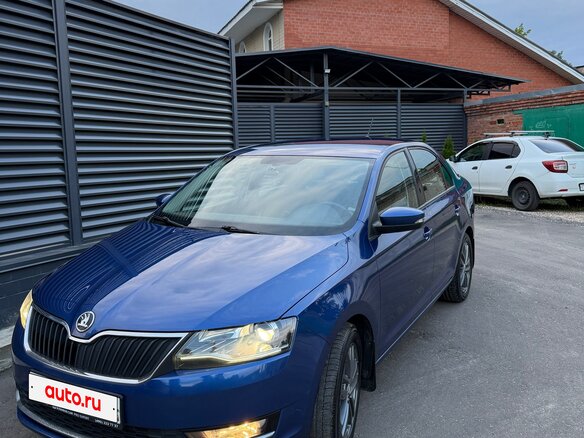 2019 Skoda Rapid I Рестайлинг, синий