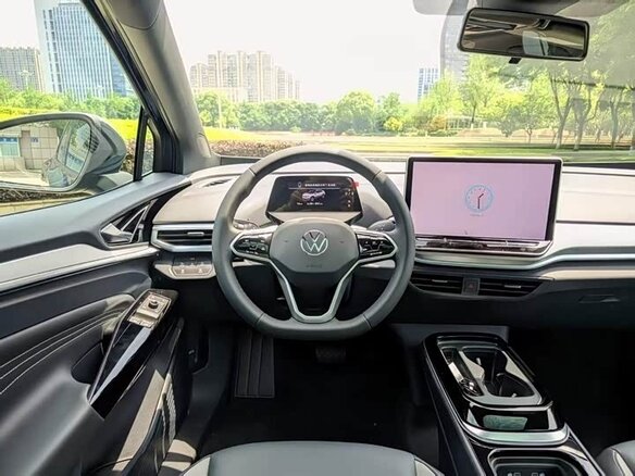 2026 Volkswagen ID.4 Crozz, синий - вид 11
