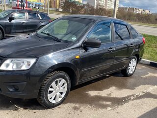 2016 Lada (ВАЗ) Granta I, чёрный, 300000 рублей, вид 2