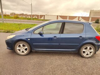 2006 Peugeot 307 I Рестайлинг, синий, 235000 рублей, вид 3