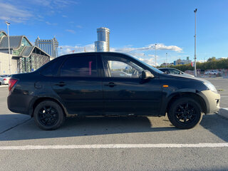 2012 Lada (ВАЗ) Granta I, чёрный, 320000 рублей, вид 3