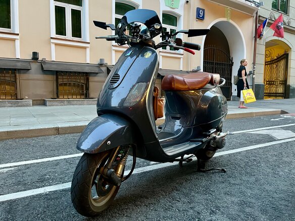 2002 Vespa LXV 125, фиолетовый, 264000 рублей - вид 1