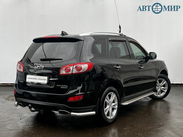 2011 Hyundai Santa Fe II Рестайлинг, чёрный, 1190000 рублей - вид 4