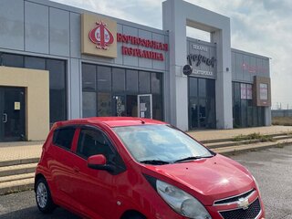 2013 Chevrolet Spark III, красный, 490000 рублей, вид 4
