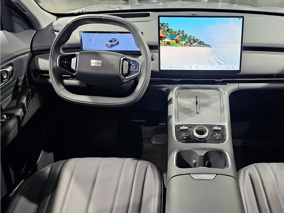 2026 Geely EX5 Гибрид EM-i, серебристый - вид 17
