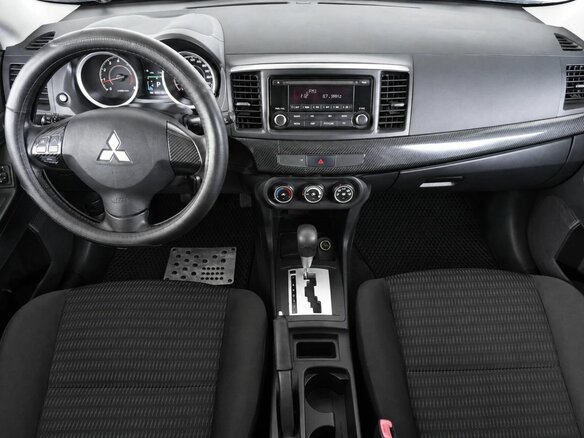 2012 Mitsubishi Lancer X Рестайлинг, чёрный, 790000 рублей - вид 8