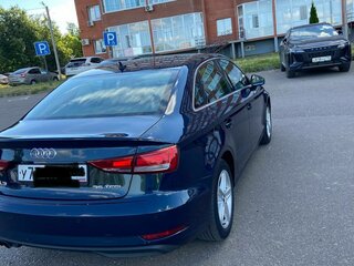 2018 Audi A3 III (8V) Рестайлинг, синий, 1799000 рублей, вид 3