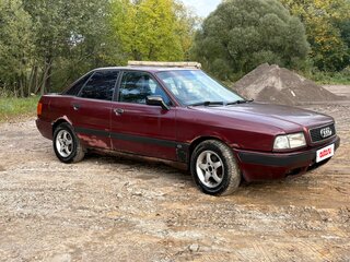 1991 Audi 80 V (B4), красный, 75000 рублей, вид 3