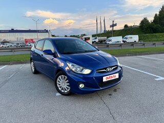 2011 Hyundai Solaris I, синий, 640000 рублей, вид 3