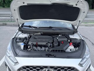 2018 Hyundai Sonata VII (LF) Рестайлинг, серый, 1670000 рублей, вид 2