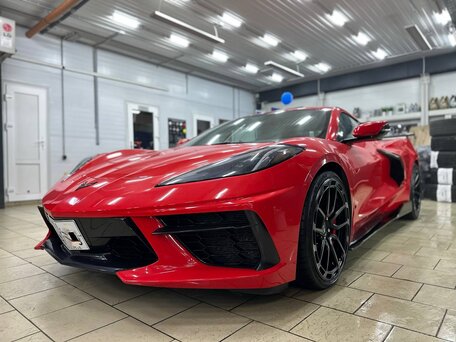 2020 Chevrolet Corvette Stingray C8, красный, 11600000 рублей, вид 2