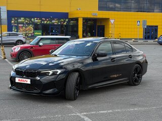 2023 BMW 3 серии 330i xDrive VII (G2x) Рестайлинг, чёрный, 3600000 рублей, вид 3