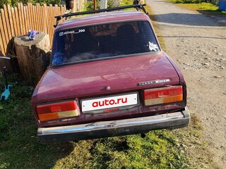 2004 Lada (ВАЗ) 2107, пурпурный, 125000 рублей, вид 2
