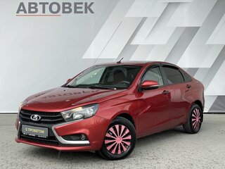 2016 Lada (ВАЗ) Vesta I, красный, 574000 рублей, вид 1