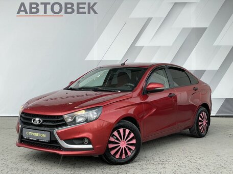 2016 Lada (ВАЗ) Vesta I, красный, 551000 рублей, вид 1