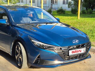 2021 Hyundai Elantra VII (CN7), синий, 1780000 рублей, вид 2