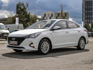 2020 Hyundai Solaris II Рестайлинг, белый, 1169000 рублей, вид 2