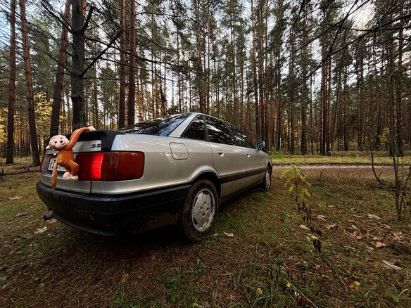 1988 Audi 80 IV (B3), серый, 99000 рублей - вид 6