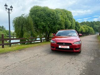 2008 Mitsubishi Lancer X, красный, 600000 рублей, вид 1