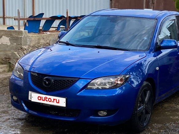 2005 Mazda 3 I (BK), синий, 250000 рублей - вид 4