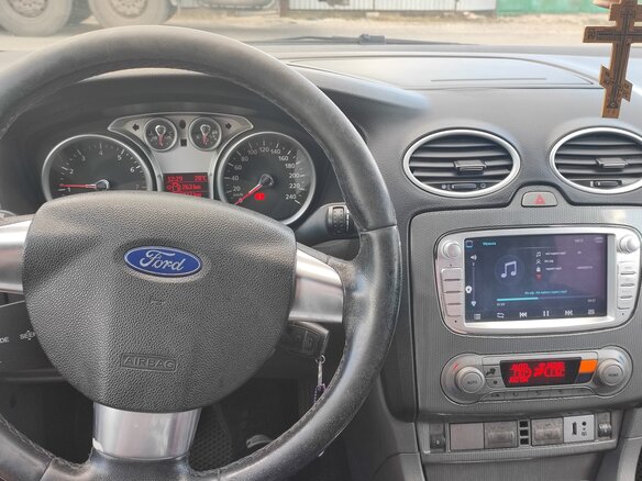 2008 Ford Focus II Рестайлинг, чёрный - вид 8