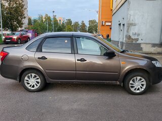 2016 Lada (ВАЗ) Granta I, коричневый, 415000 рублей, вид 4