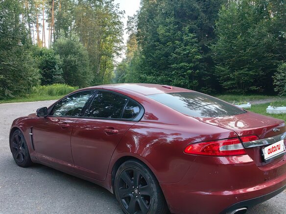 2008 Jaguar XF I, красный, 1185000 рублей - вид 7