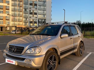 2004 Mercedes-Benz M-Класс 350 I (W163) Рестайлинг, серебристый, 1200000 рублей, вид 2