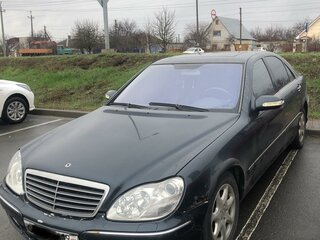 2000 Mercedes-Benz S-Класс 500 Long IV (W220), синий, 550000 рублей, вид 3
