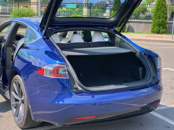 2017 Tesla Model S P100D I Рестайлинг, синий - вид 22