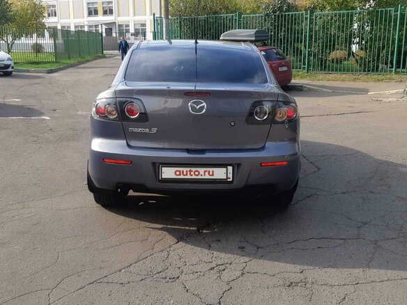 2008 Mazda 3 I (BK) Рестайлинг, серый - вид 4